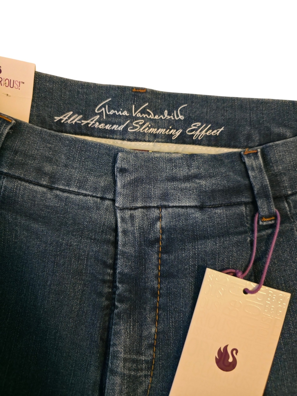 NWT Gloria Vanderbilt Wide Leg Trouser Jeans Size 6 - Picture 6 of 8